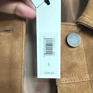 Banana Republic Camel Suede Outerwear